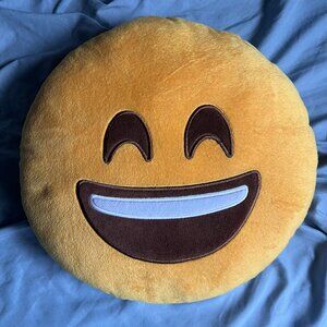 Throwboy Smile Emoji Pillow 15x14 $29.95